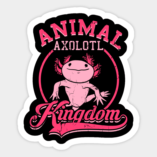 animal kingdom axolotl Sticker by absolemstudio